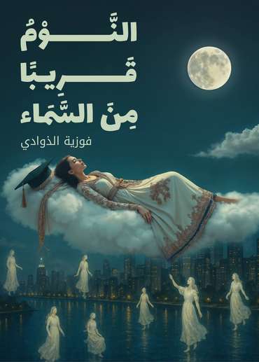 الغلاف الأمامي — النَّوْمُ قَرِيباً مِنَ السَّمَاء